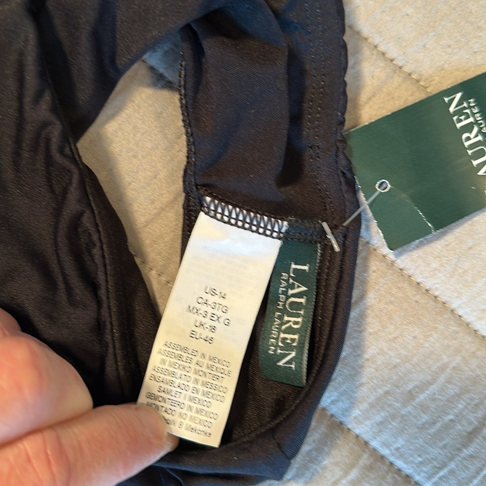 Ralph Lauren Classic Black Swimwear Bottom - Picture 4 of 11